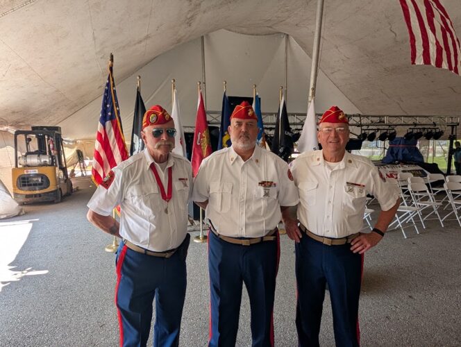 Brown Trout hosts veterans in the Big Tent
